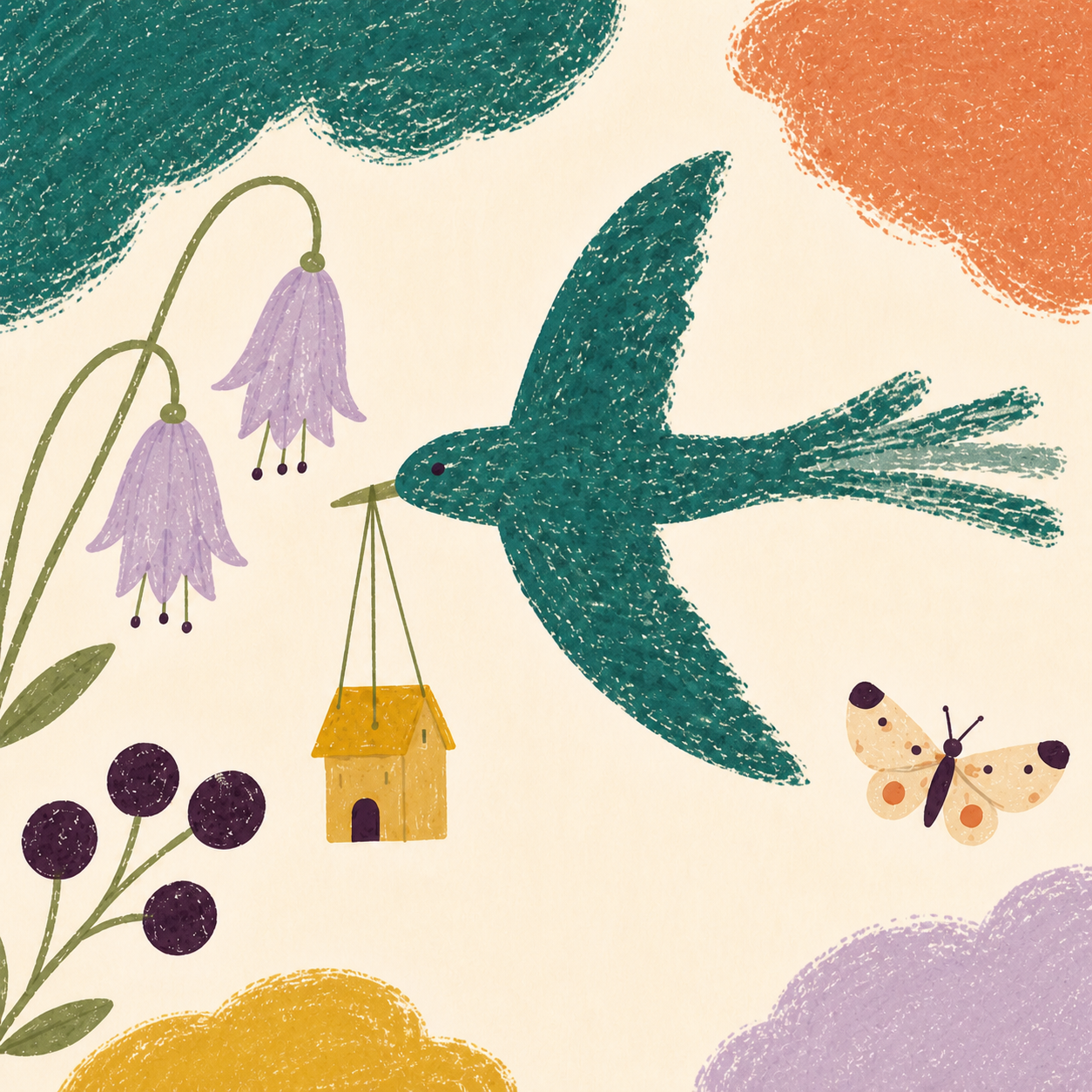Curious Nook theme illustration